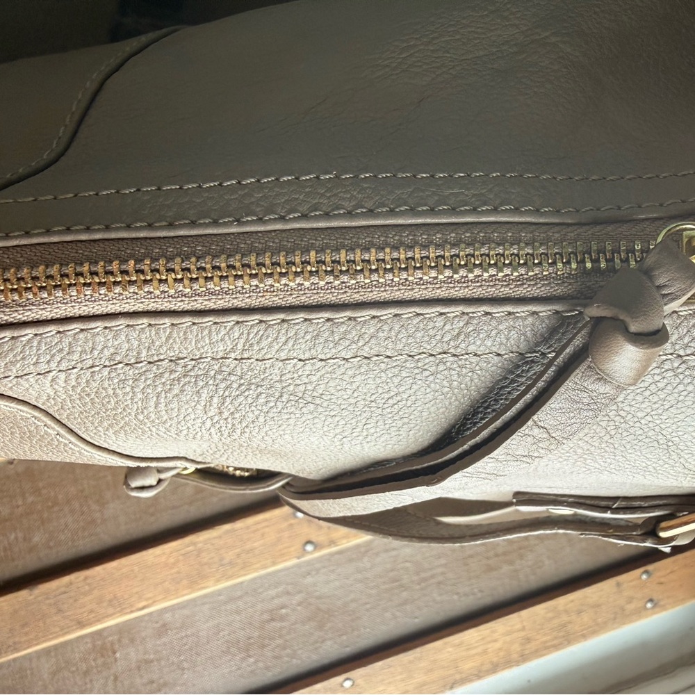 Kooba Taupe Leather Tote Bag - Picture 7 of 8